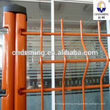 DM pvc coated curved fence panel